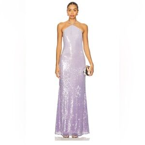 Lena Gown in Midnight Purple Ombre